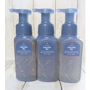 Bath Body Works Lakeside Life Foaming Hand Soap 3pk NEW Retired Scent